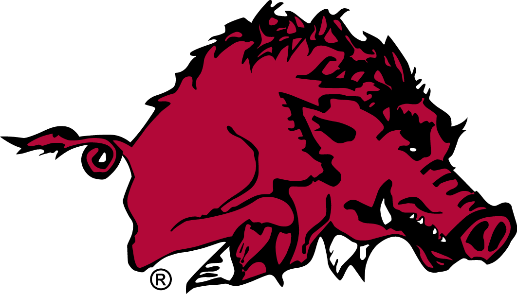 Arkansas Razorbacks 1938-1946 Primary Logo iron on paper